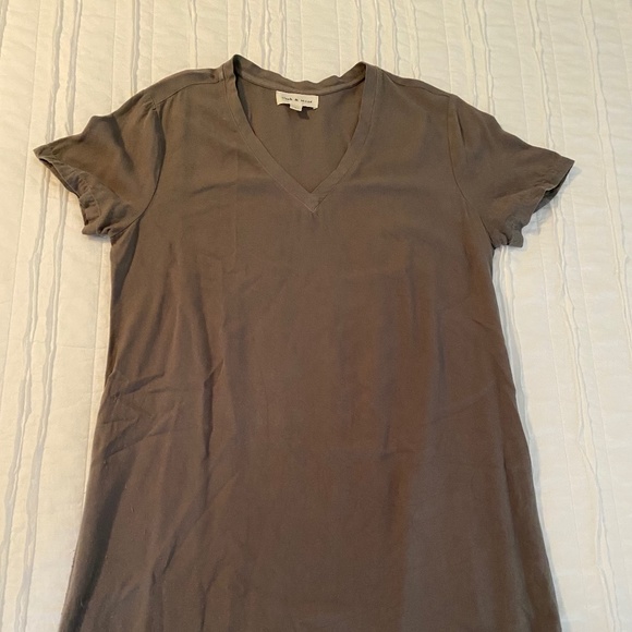 Cloth & Stone Olive Green T-shirt Dress - Picture 1 of 2